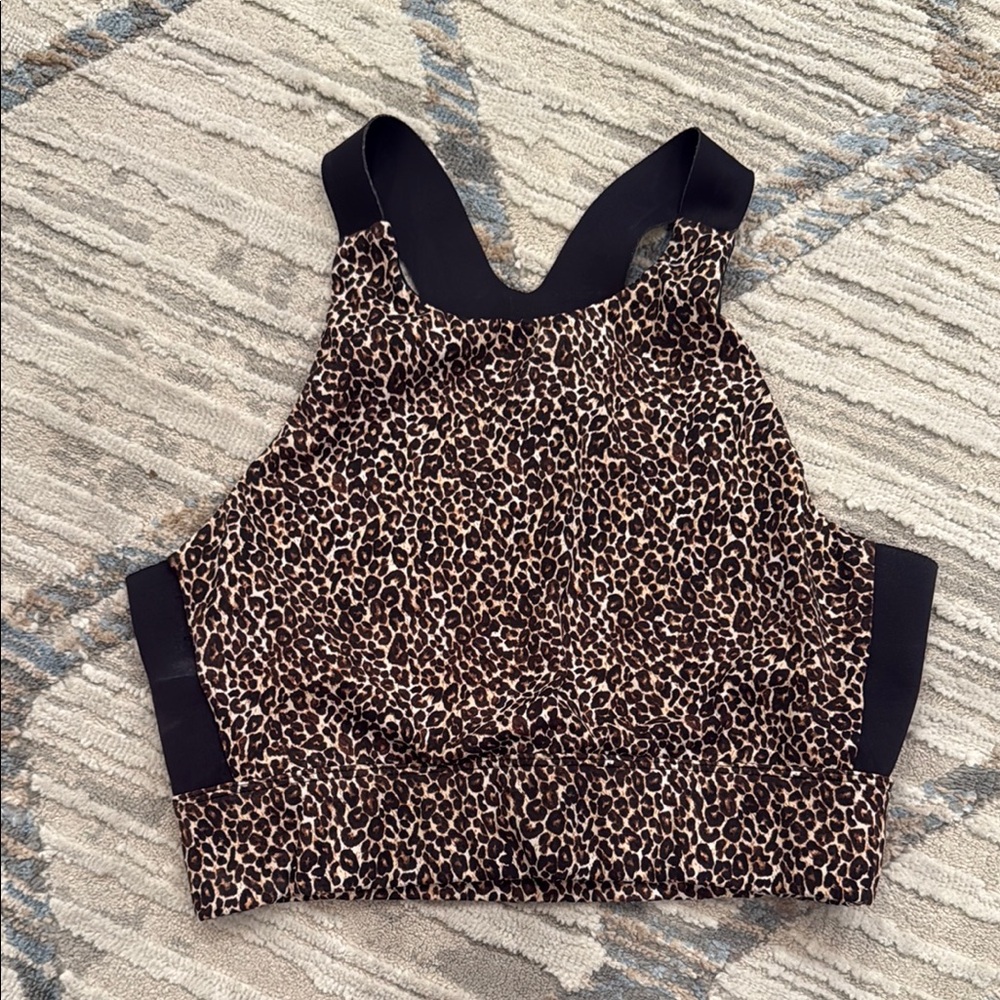 Leopard Print Sports Bra VARLEY